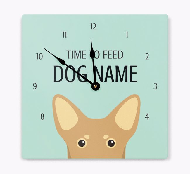 Tick Tock 'O' Clock: Personalised {breedFullName} Wall Clock